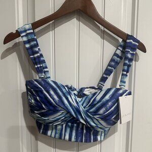 NWT LaBlanca Wrap Bandeau Swim Top, Size 8